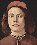 Sandro Botticelli Portrat eines jungen Mannes oil painting on canvas
